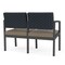 Lesro Lenox 2 Seat Tandem Seating W/ No Center Arm, 43.5 in W 24.5 in L 32 in H LS2101 - alternate 3